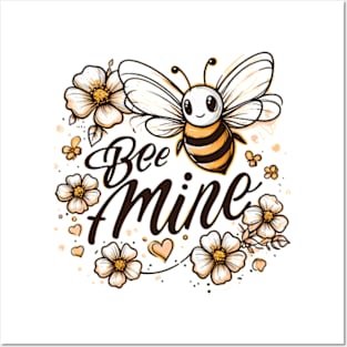 Bee Mine, Bee Mine printable, Bee Mine door Posters and Art